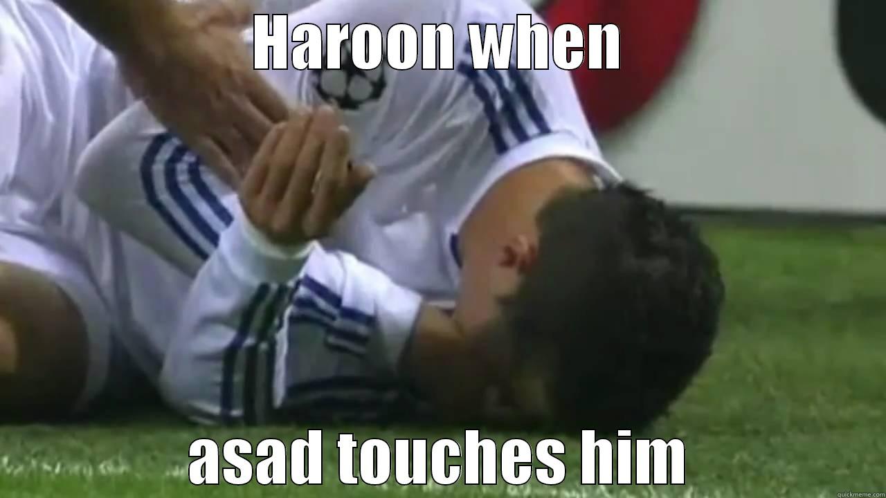 HAROON WHEN ASAD TOUCHES HIM Misc