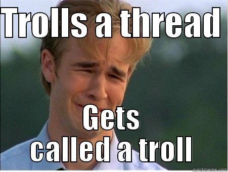 TROLLS A THREAD  GETS CALLED A TROLL 1990s Problems