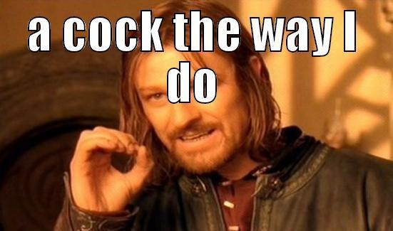 IT TAKES YEARS OF PRACTICE TO DEEP-THROAT  A COCK THE WAY I DO Boromir