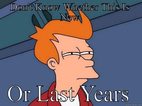 DON'T KNOW WHETHER THIS IS NEW OR LAST YEARS Futurama Fry