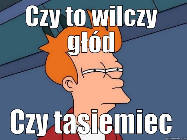 CZY TO WILCZY GŁÓD CZY TASIEMIEC Futurama Fry