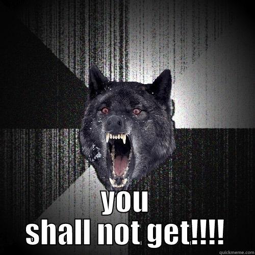  YOU SHALL NOT GET!!!! Insanity Wolf