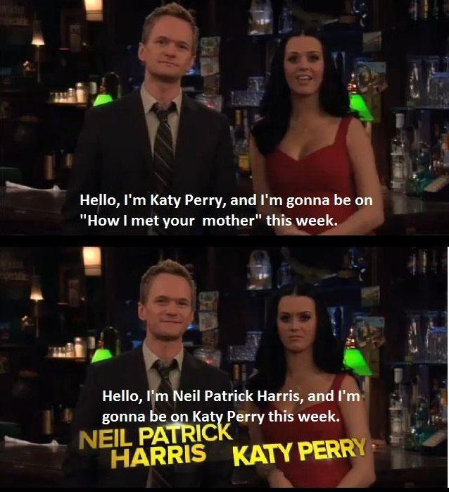 Neil Patrick Harris on Katy Perry -   Misc
