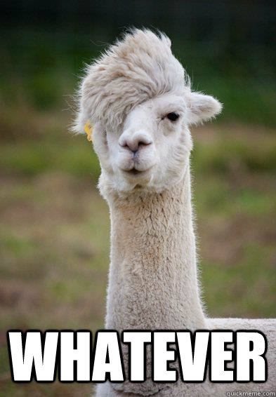  Whatever -  Whatever  Hipster Llama