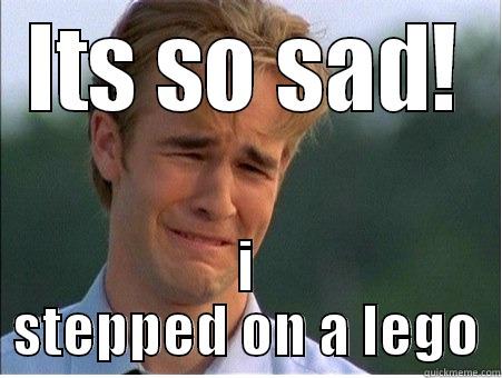 ITS SO SAD! I STEPPED ON A LEGO 1990s Problems