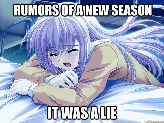 Rumors of a new season it was a lie   Anime world problems