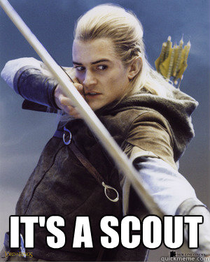  It's a scout  