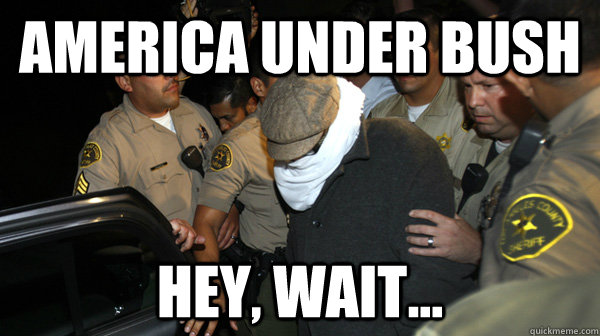 America Under Bush Hey, wait...  Defend the Constitution