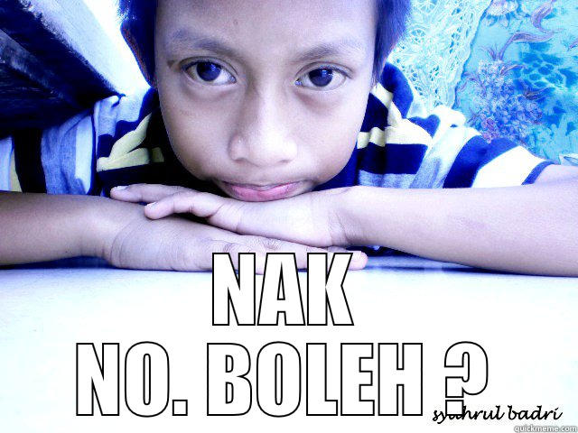  NAK NO. BOLEH ? Misc