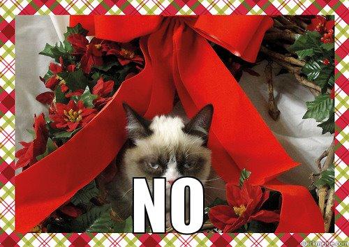  NO merry christmas
