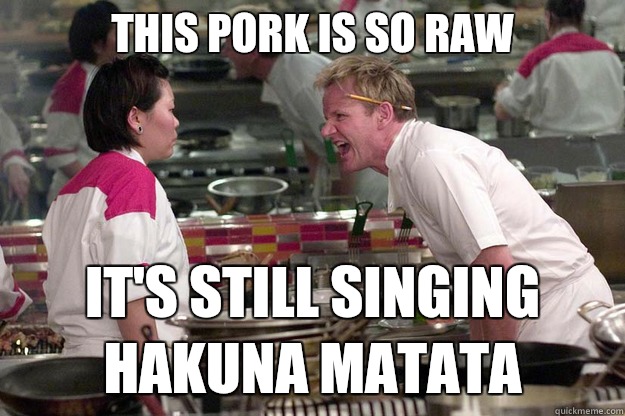 THIS PORK IS SO RAW IT'S STILL SINGING HAKUNA MATATA - THIS PORK IS SO RAW IT'S STILL SINGING HAKUNA MATATA  Misc