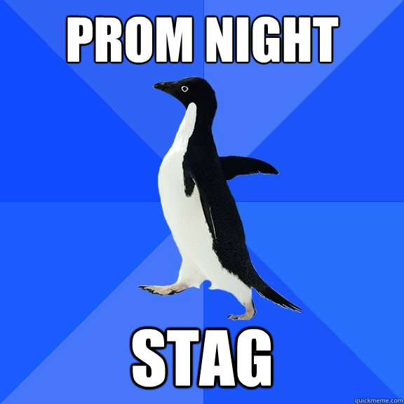 Prom night stag  Socially Awkward Penguin