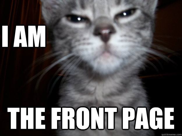 I am THe front page  tails