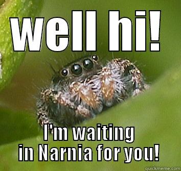 Im waiting in Narnia - WELL HI! I'M WAITING IN NARNIA FOR YOU! Misunderstood Spider