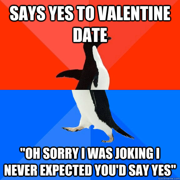 says yes to valentine date 