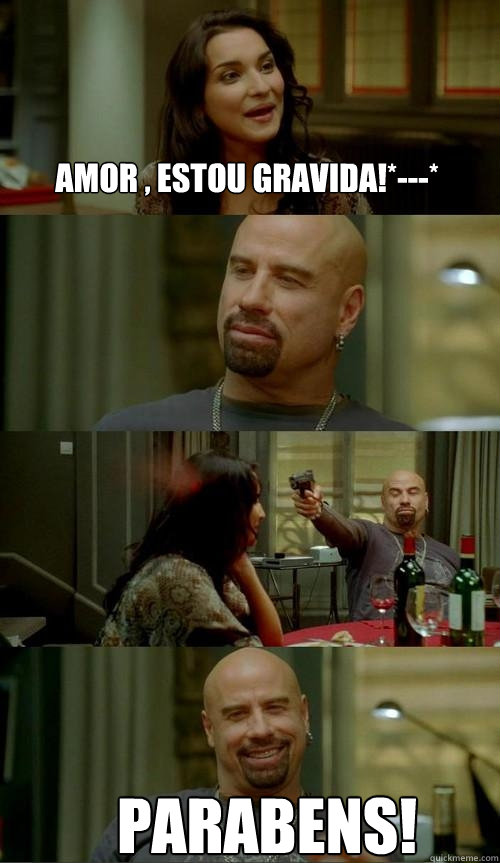 Amor , estou gravida!*---* Parabens!
  Skinhead John