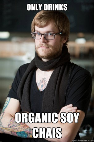 Only Drinks Organic soy chais  Hipster Barista
