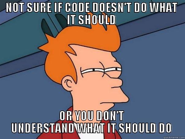 NOT SURE IF CODE DOESN'T DO WHAT IT SHOULD OR YOU DON'T UNDERSTAND WHAT IT SHOULD DO Futurama Fry