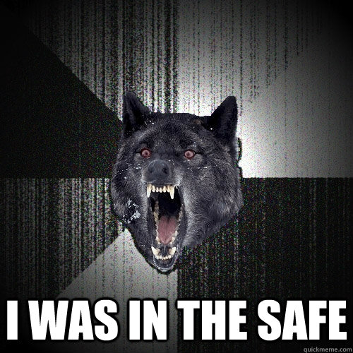  I WAS IN THE SAFE  Insanity Wolf