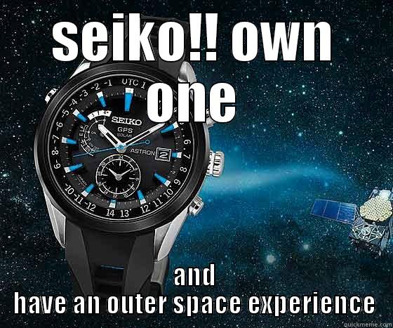 SEIKO!! OWN ONE AND HAVE AN OUTER SPACE EXPERIENCE Misc