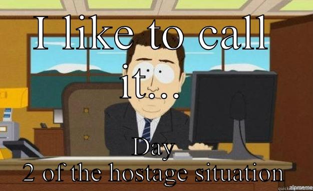 Schools call it Spring Break! - I LIKE TO CALL IT... DAY 2 OF THE HOSTAGE SITUATION aaaand its gone
