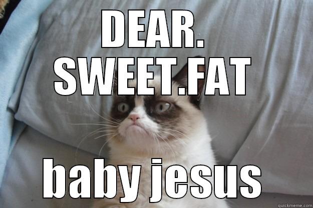 DEAR. SWEET.FAT BABY JESUS Grumpy Cat