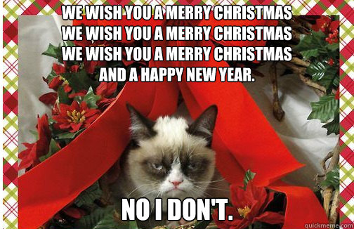 Grumpy cat 2025 merry christmas