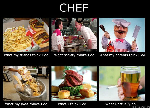 yo   Chef - What my friends think I do