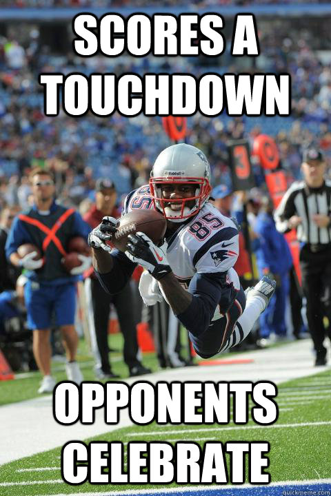scores a touchdown opponents celebrate  