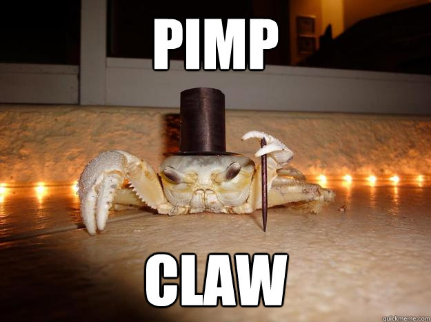 Pimp Claw  Fancy Crab