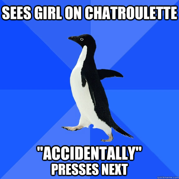 Sees Girl on Chatroulette  