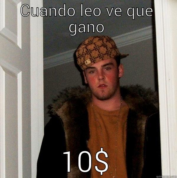 CUANDO LEO VE QUE GANO 10$ Scumbag Steve
