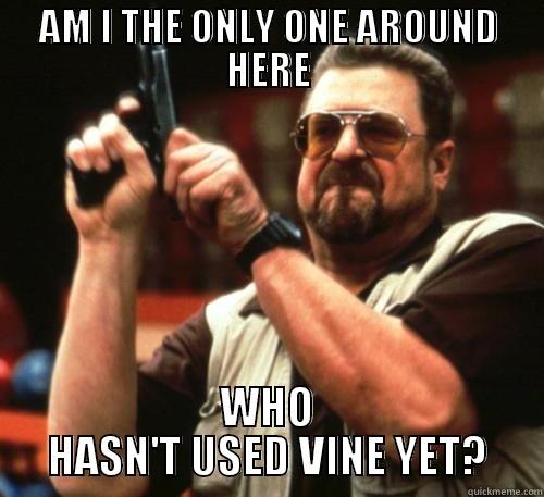 AM I THE ONLY ONE AROUND HERE WHO HASN'T USED VINE YET? Am I The Only One Around Here