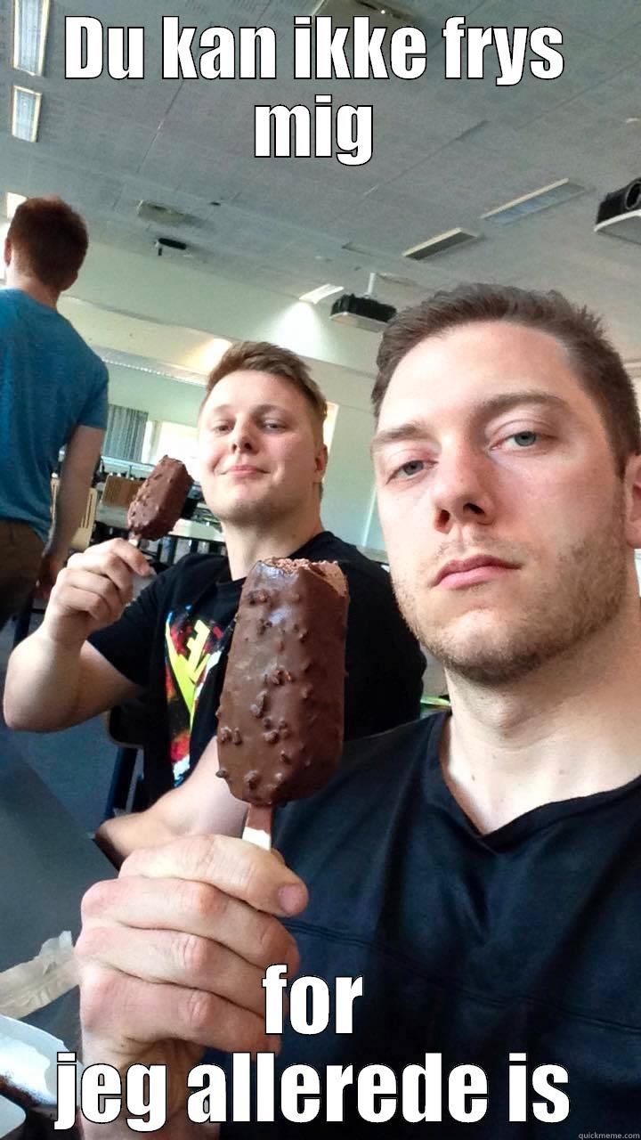DU KAN IKKE FRYS MIG FOR JEG ALLEREDE IS Misc