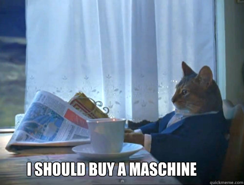  I should buy a Maschine  The One Percent Cat