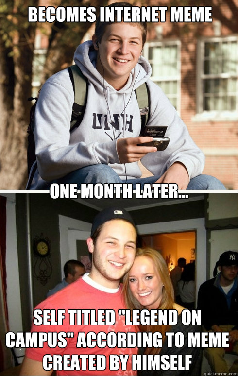 Becomes internet meme one month later... self titled 