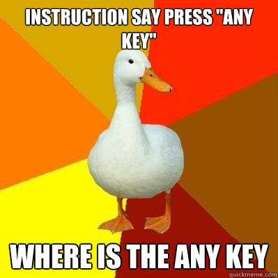 Instruction say press 