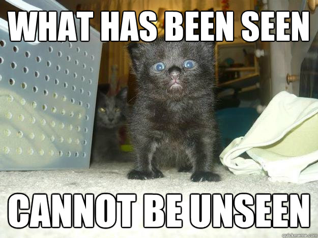 what has been seen  cannot be unseen - what has been seen  cannot be unseen  Misc