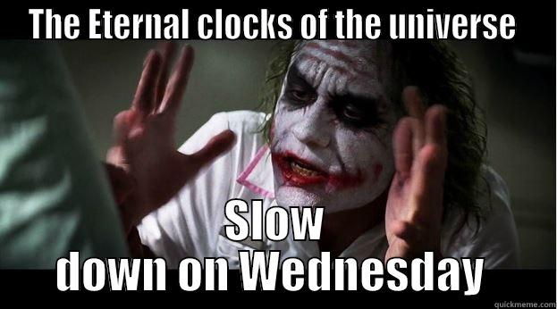 THE ETERNAL CLOCKS OF THE UNIVERSE  SLOW DOWN ON WEDNESDAY  Joker Mind Loss