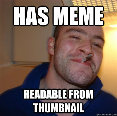 has meme readable from thumbnail  GGG plays SC