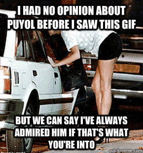 i had no opinion about puyol before i saw this gif But we can say i've always admired him if that's what you're into - i had no opinion about puyol before i saw this gif But we can say i've always admired him if that's what you're into  FB karma whore