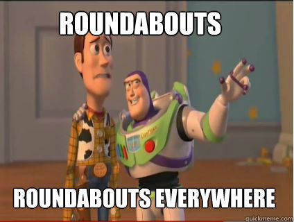 roundabouts roundabouts everywhere - roundabouts roundabouts everywhere  woody and buzz