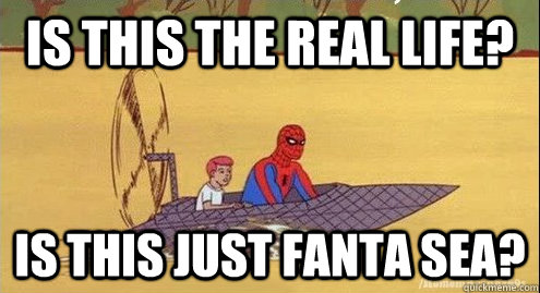 IS THIS THE REAL LIFE? IS THIS JUST FANTA SEA?  Badass 60s Spider Man