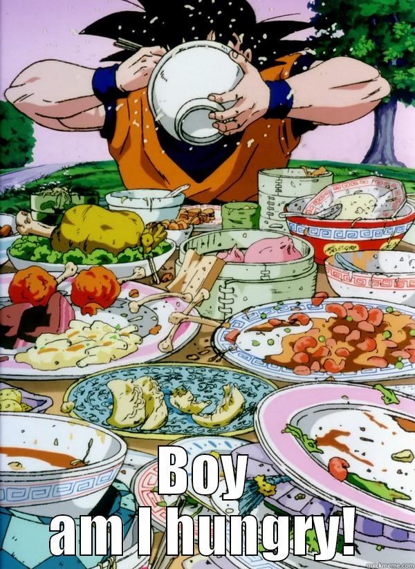 Kakarot hungry -  BOY AM I HUNGRY! Misc