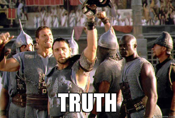  truth -  truth  Upvoting Maximus