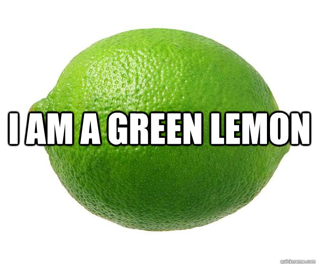 I am a green lemon   lime  vegetable