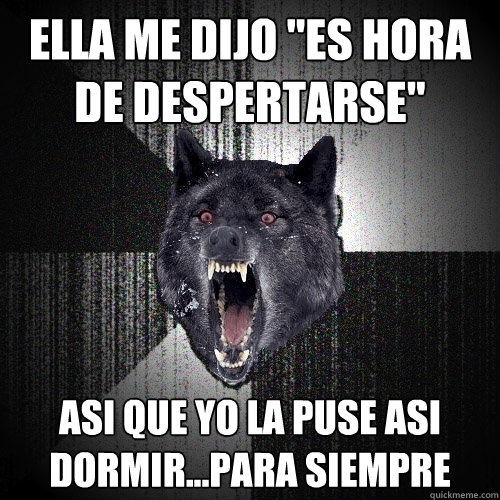 ella me dijo 