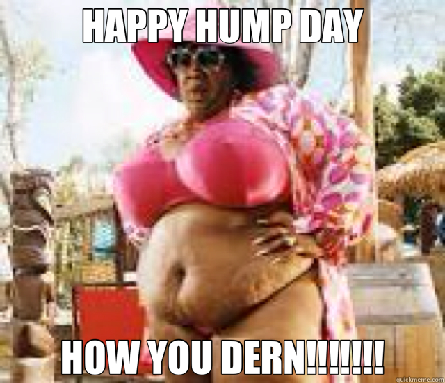 HAPPY HUMP DAY HOW YOU DERN!!!!!!!  norbit