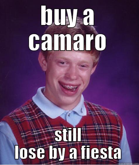 BUY A CAMARO STILL LOSE BY A FIESTA Bad Luck Brian