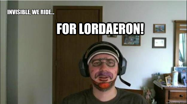 For Lordaeron! Invisible, We ride... - For Lordaeron! Invisible, We ride...  Myndflame